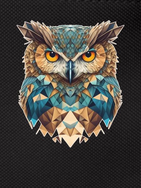 Owl head geometric