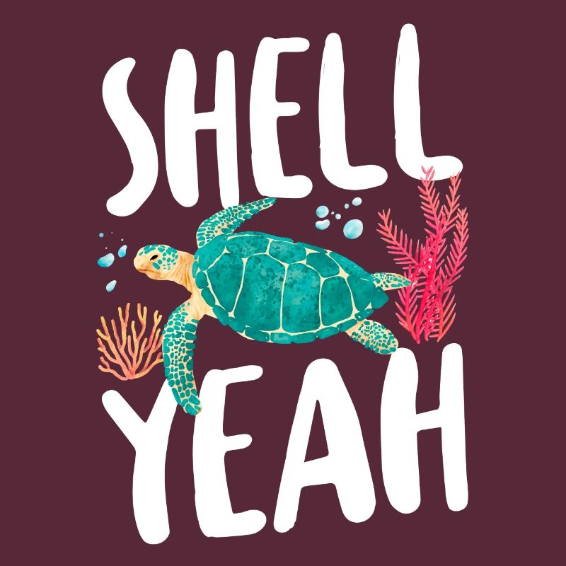 Sea Turtle Tortoise Pun Shell Yeah