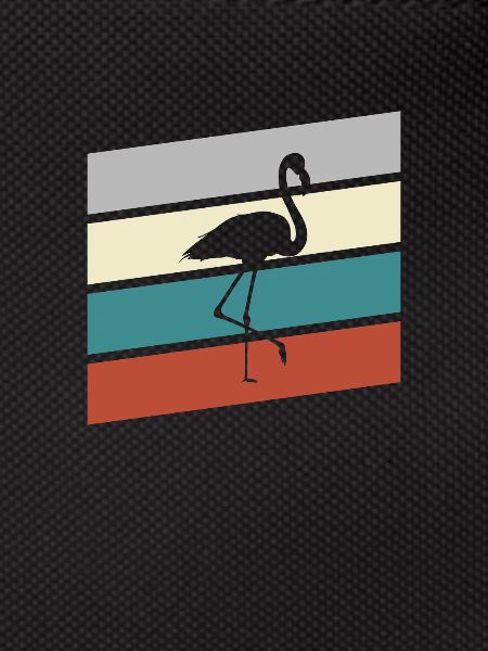 Flamant rose Rétro