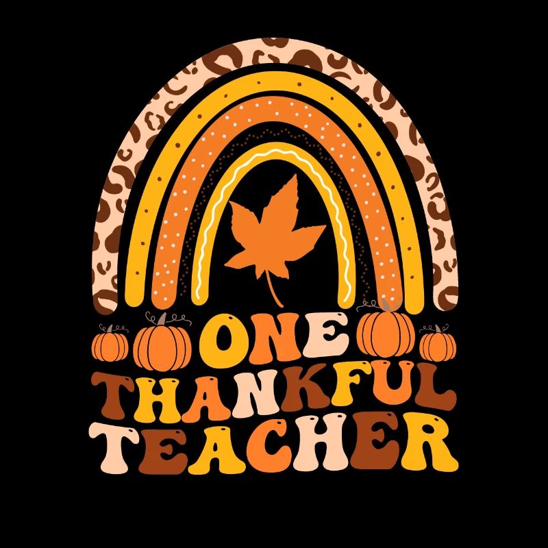 Ein dankbarer Lehrer Regenbogen-Leopard-Lehrer