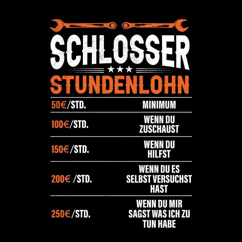 Schlosser Stundenlohn