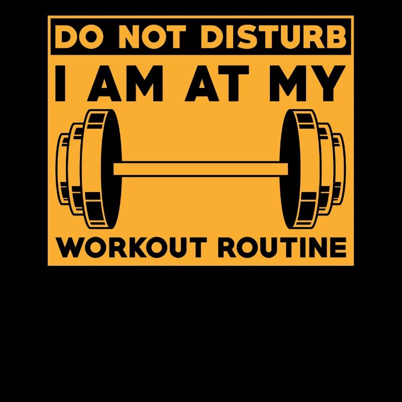 Workout-routine Gewichtheber-trainingsdesign