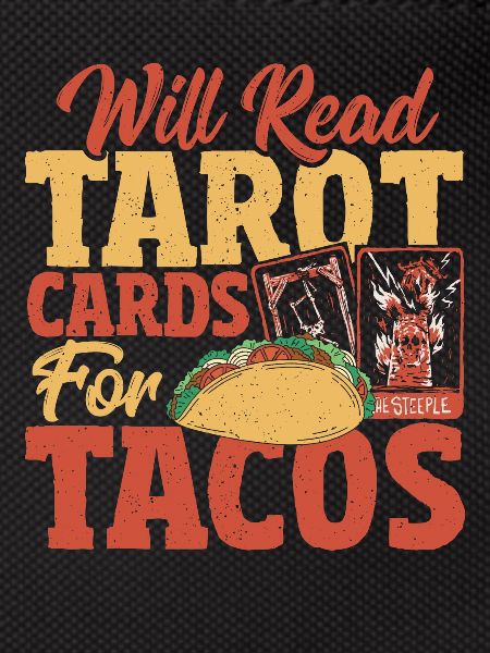 Tarotkartenleser Liest Tarotkarten für Tacos