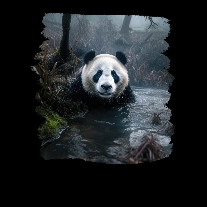 Pandas réaliste Panda Panda géant