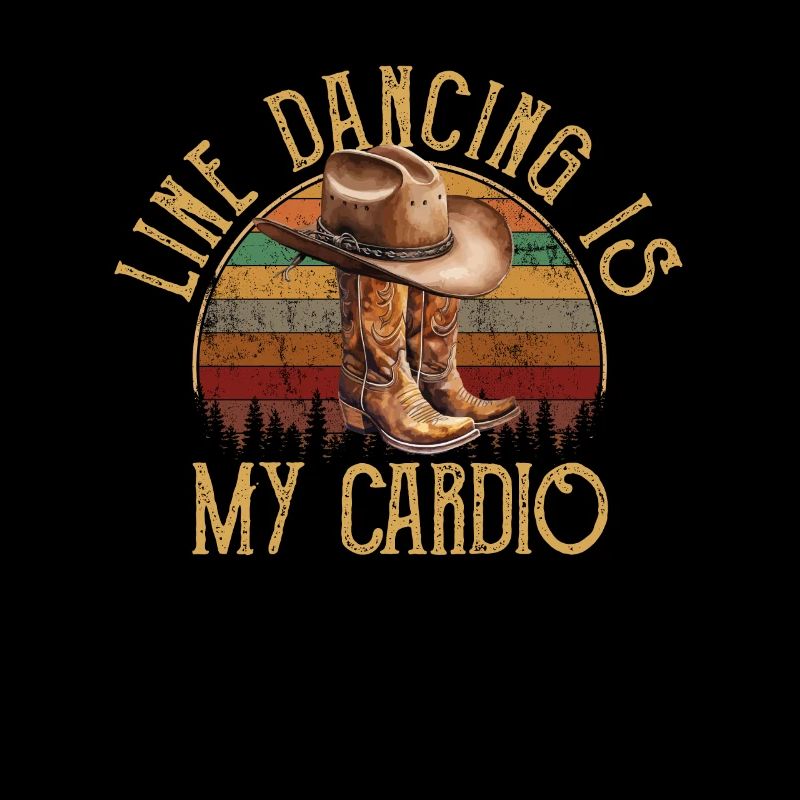 Line dancing is my cardio, line dancing