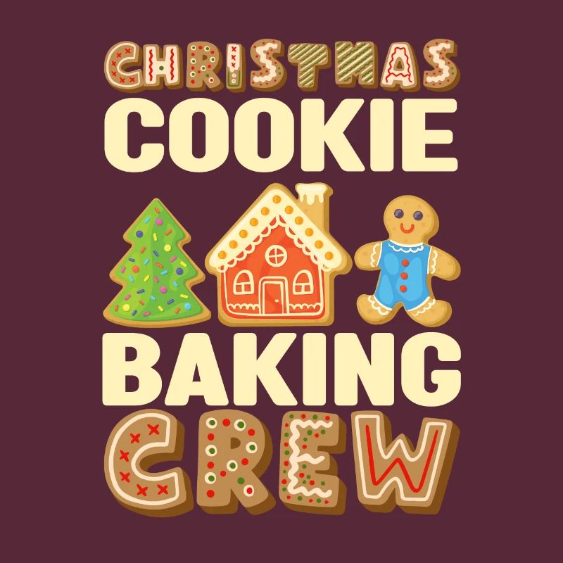 Équipe de cuisson de biscuits de Noël traditionnelle