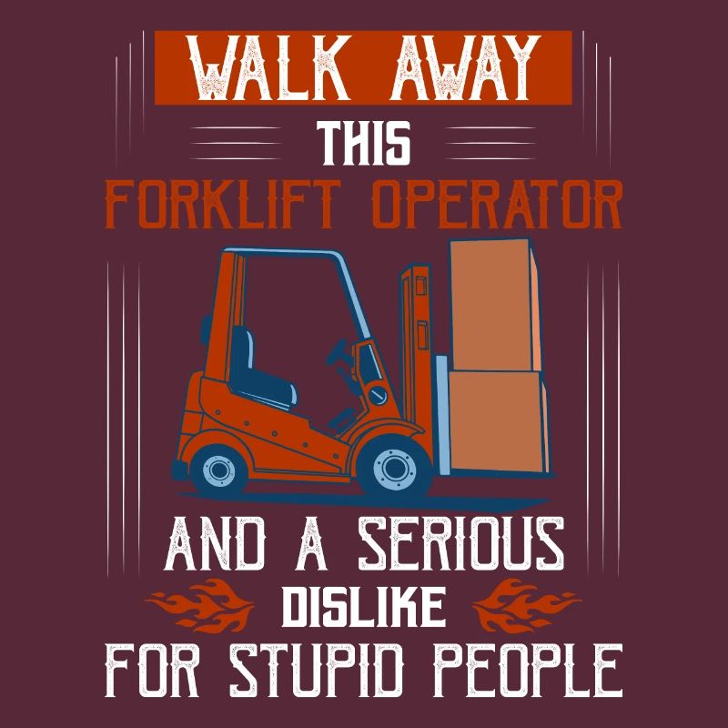 Walk Away This Forklift Operator Has Anger Issues