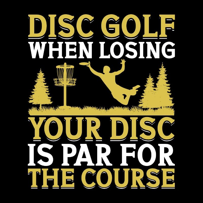 Disc Golfer hit Trees and Curse