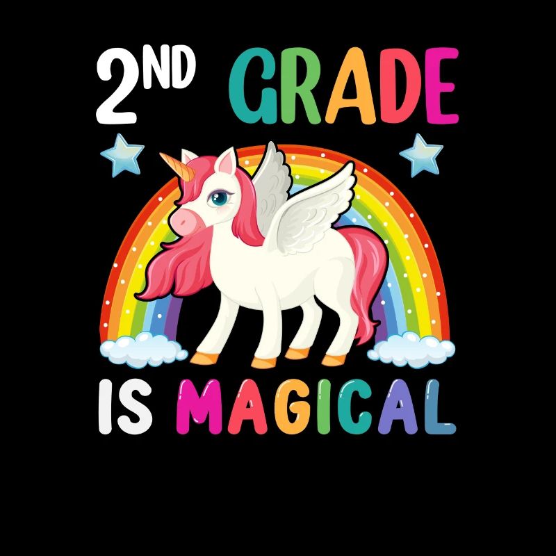 Second Grade Rainbow Girls Boys Teacher Team 2nd