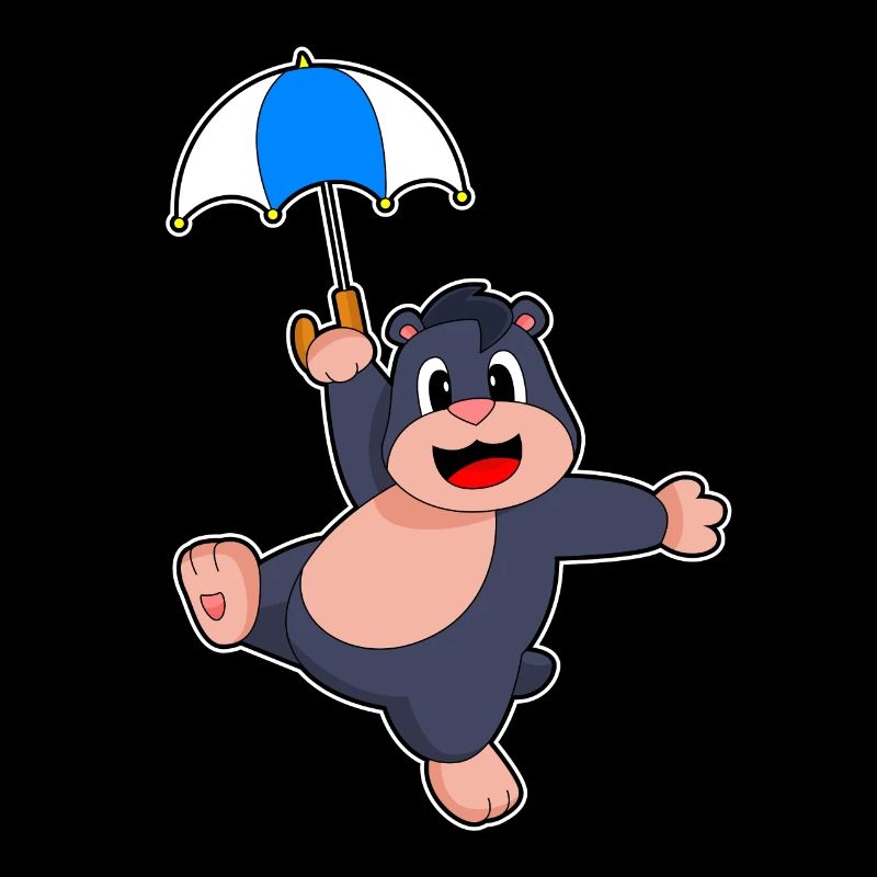 Maulwurf Regenschirm