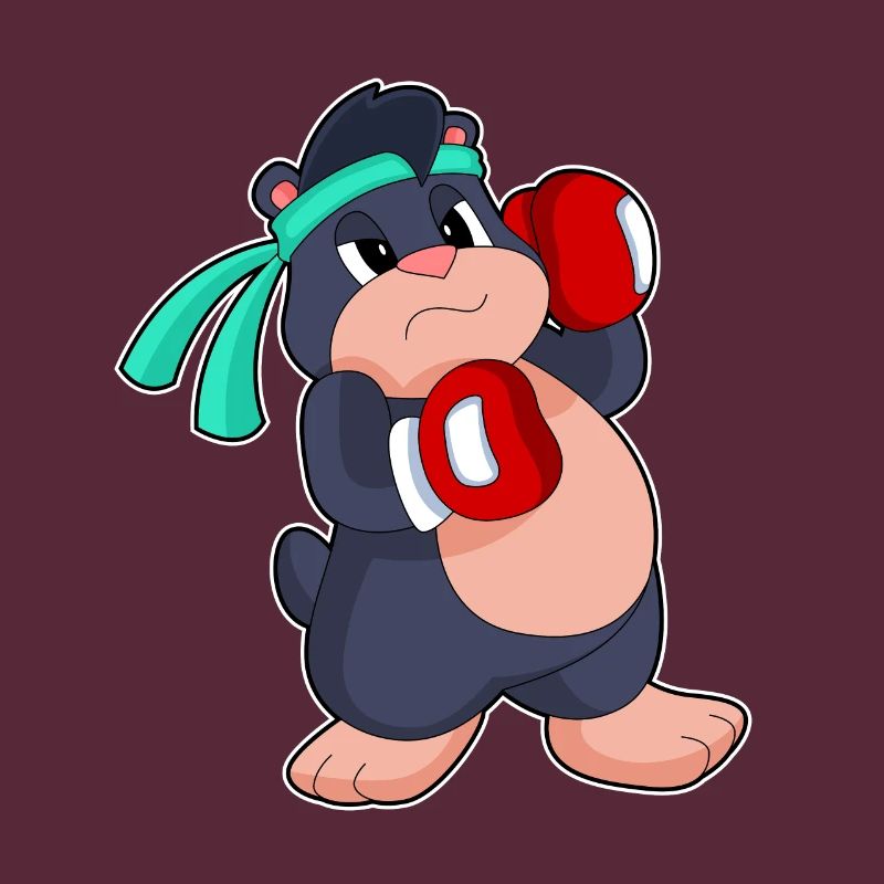 Boxeur Mole Boxer Gants de boxe Boxe Boxe