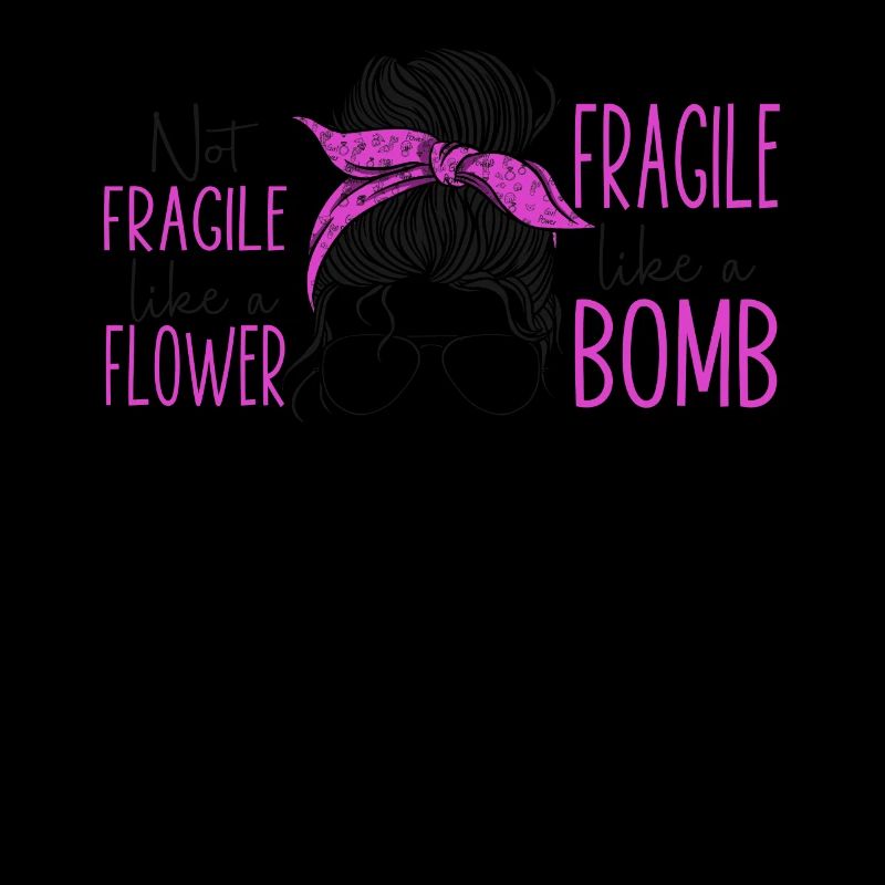 Féministe pas fragile comme une fleur