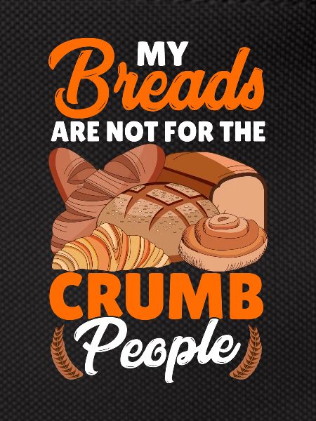 Funny bread baking baker