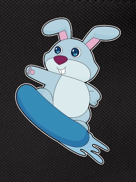 Rabbit Snowboarder Snowboard