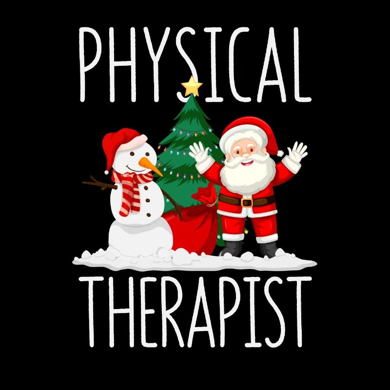Physiotherapist PTA Christmas Tree Snowman