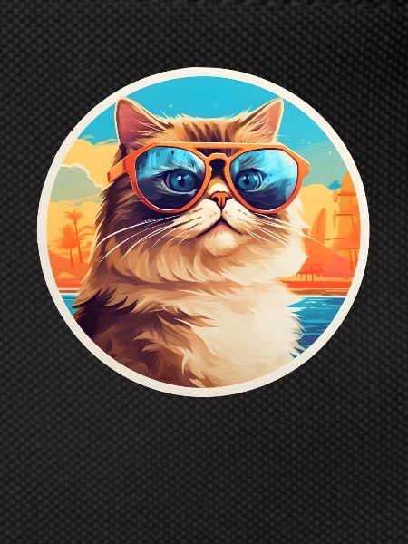 Cat with sunglasses