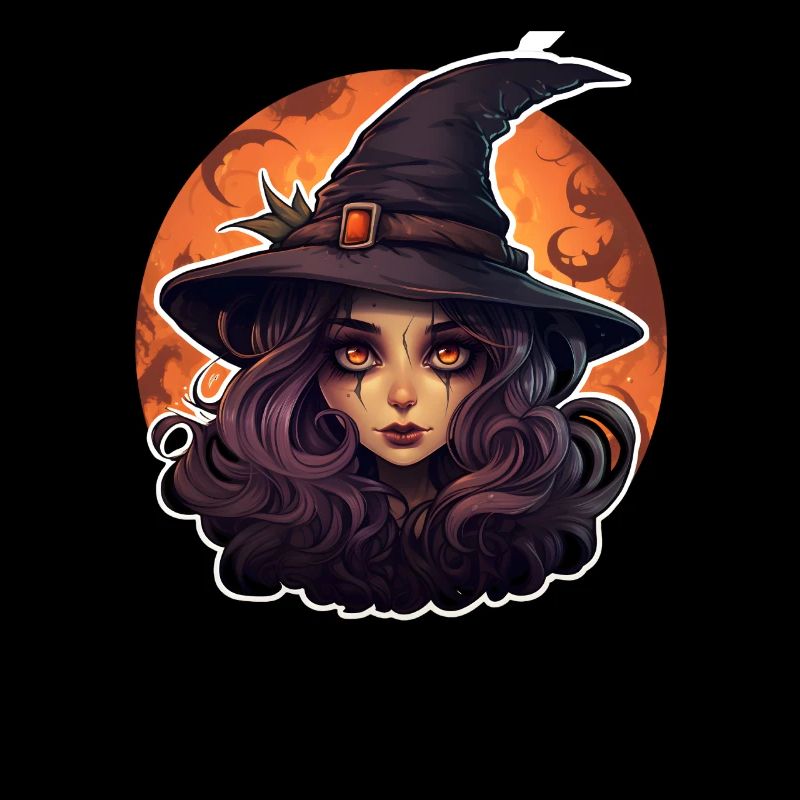 Sorcière Halloween mignonne