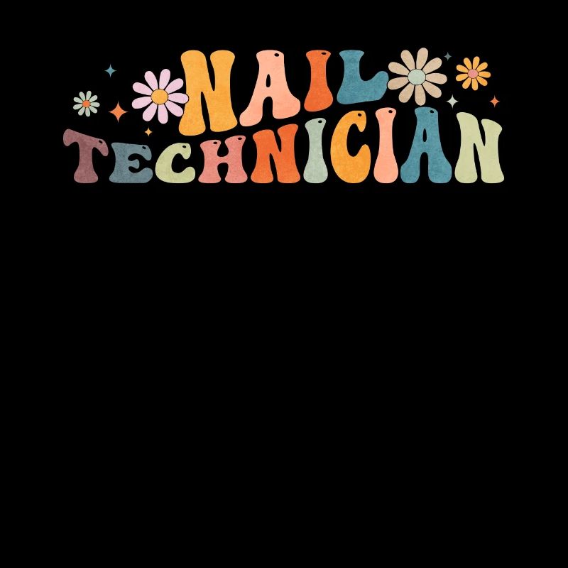 Groovy Nail Technician Nail Tech Manucure