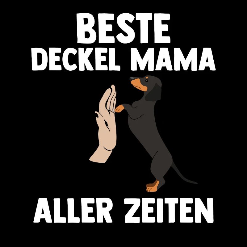 Hund Mutter Mama Dackel