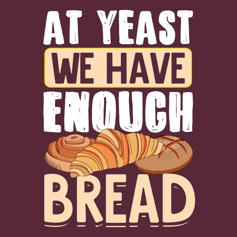 Funny bread baking baker