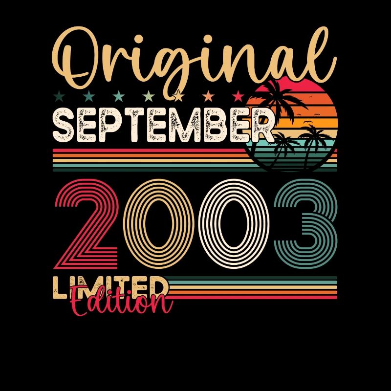 20th Birthday Original September Vintage 2003