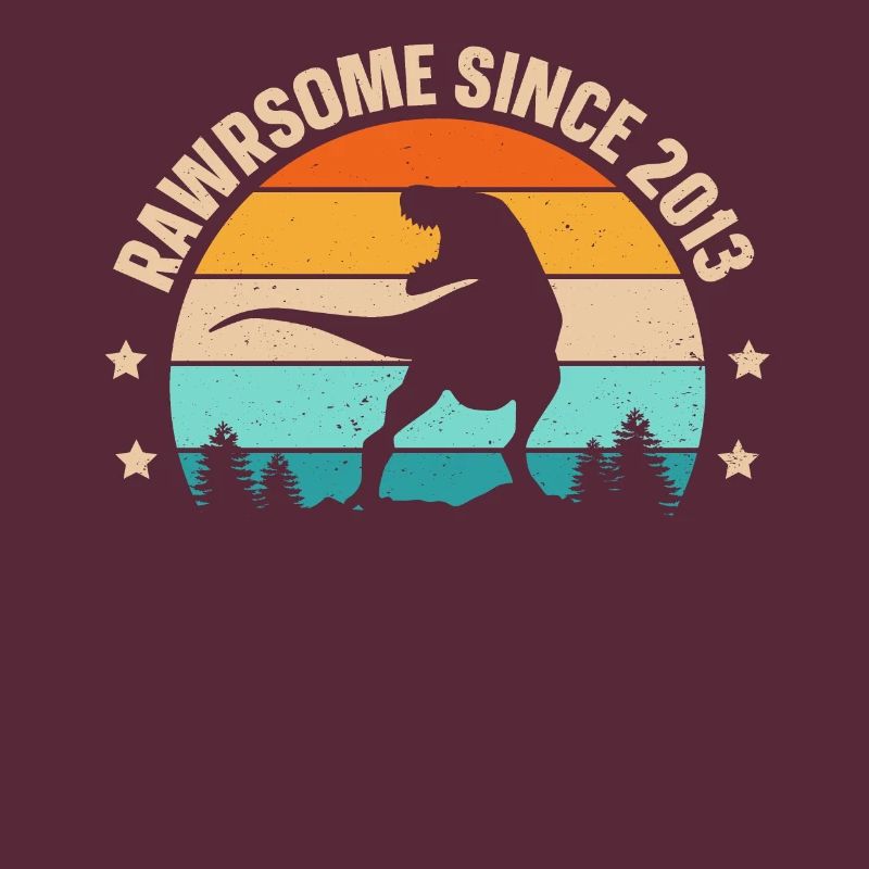 Rawrsome Since 2013 T-Rex 10th Birthday
