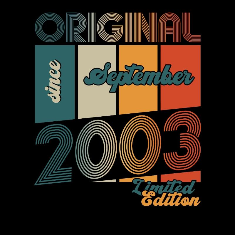 20th Birthday Original September Vintage 2003