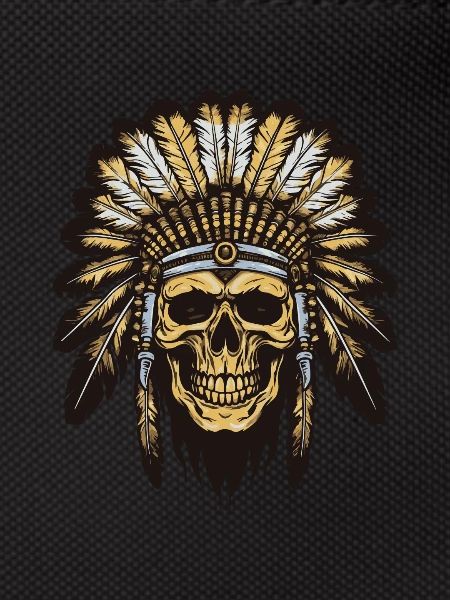 Apache Indian Chief Skull