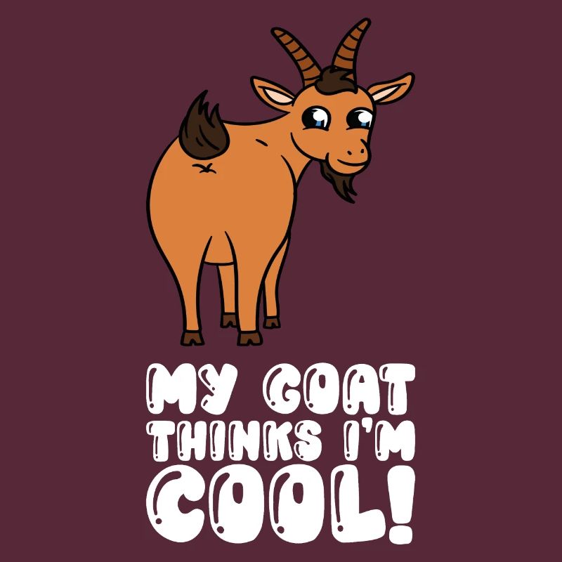 My goat thinks I'm cool