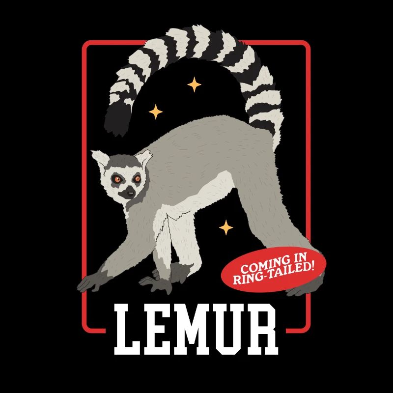 Lemurs Ring-tailed lemur Ringtail Lemure Gift