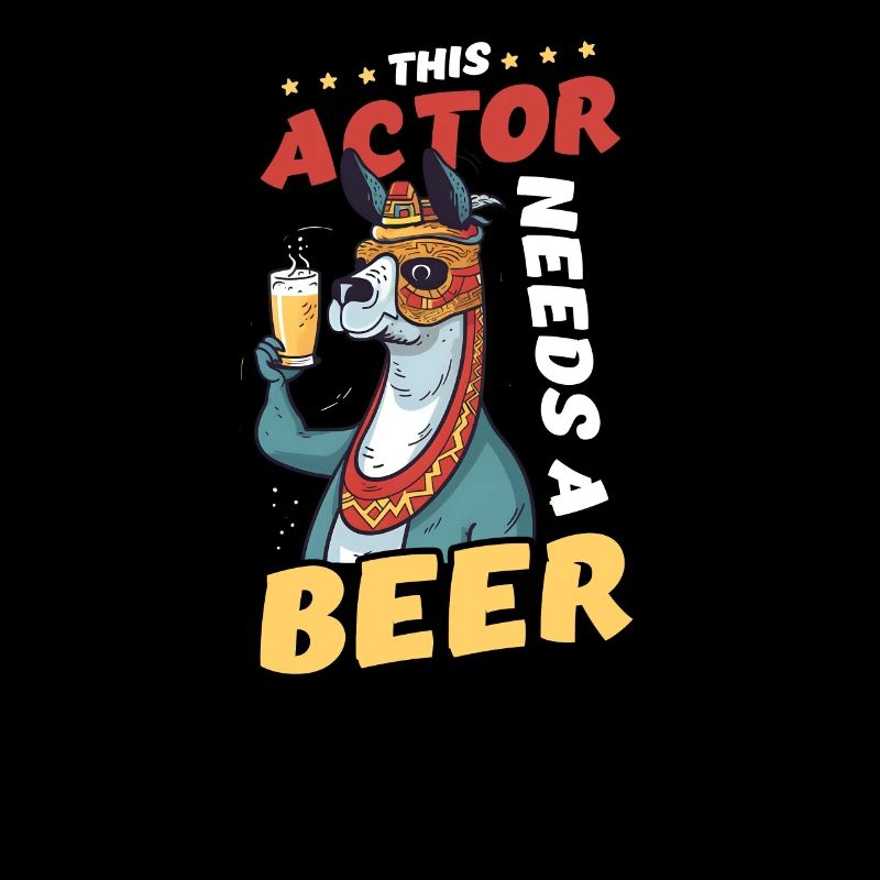 Schauspieler Dieser Schauspieler braucht Ein Bier