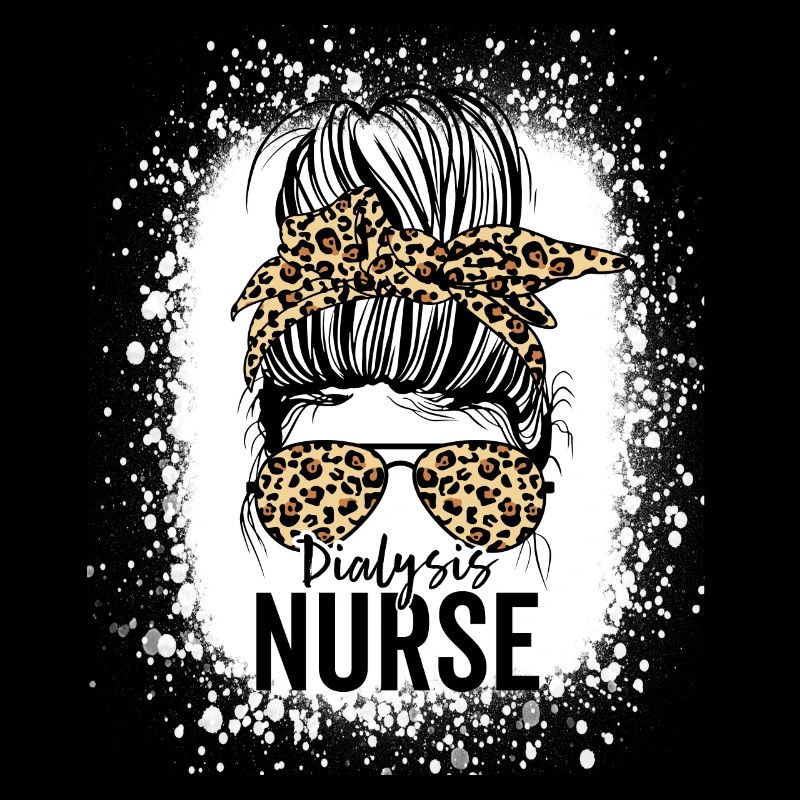 Appréciation de l’infirmière de dialyse Messy Bun Dialyse