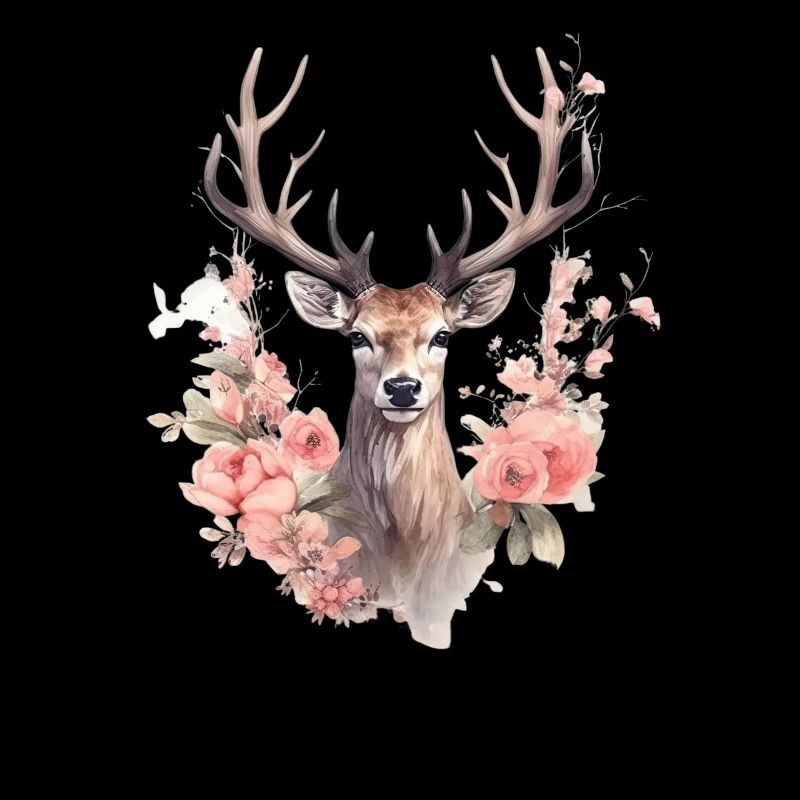 Replacement Dirndl Deer Antlers Deer Flowers Ladies