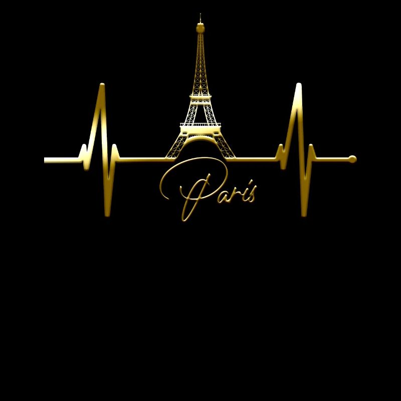 Paris Skyline Herzschlag Eiffelturm Frankreich