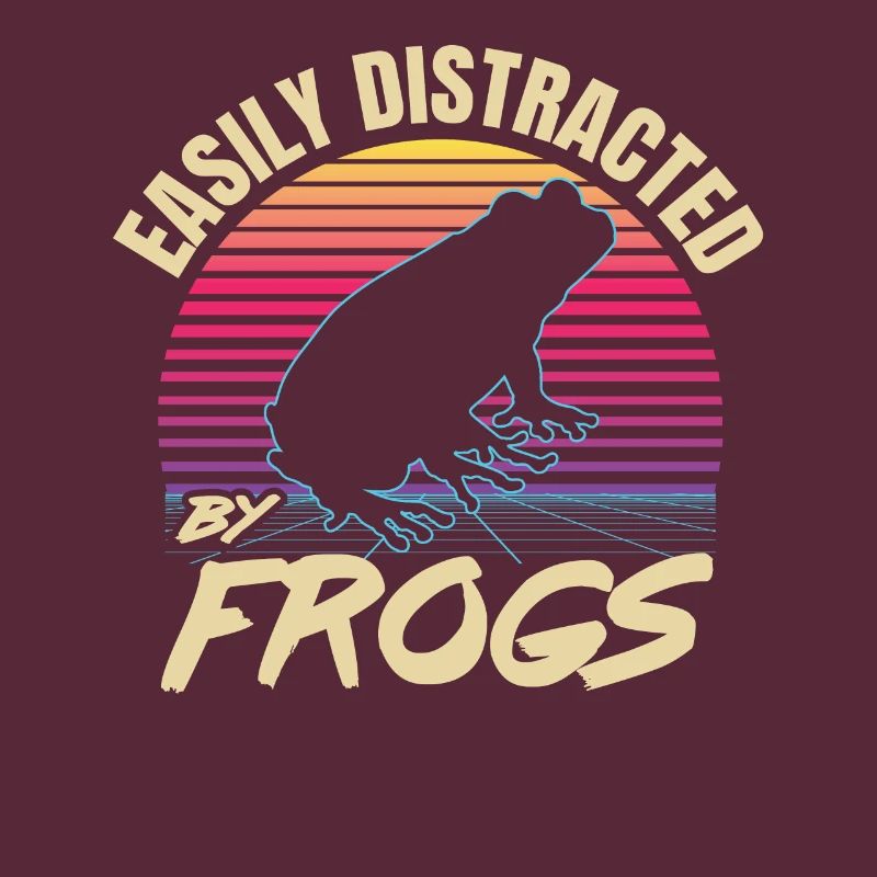 Style Retro 80s Toad Vintage facilement distrait par