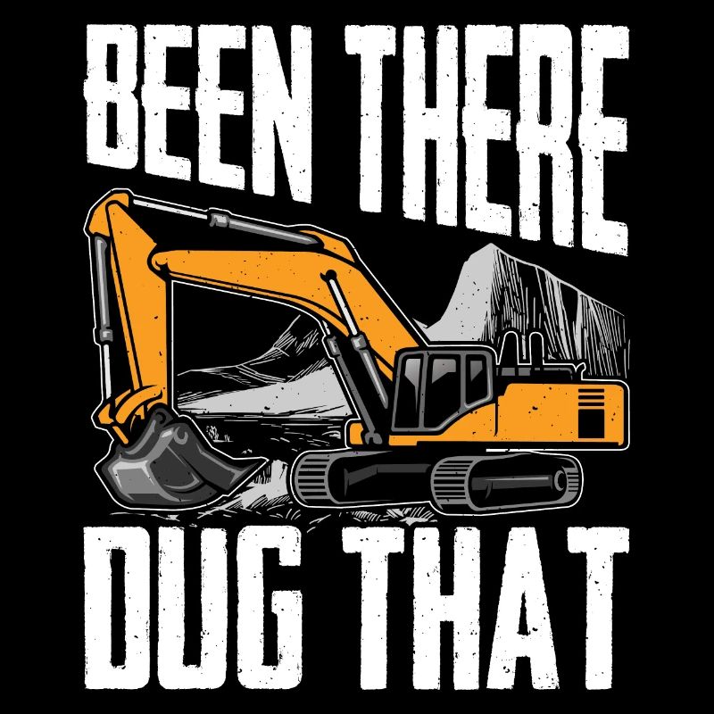 Funny excavator operator HEO
