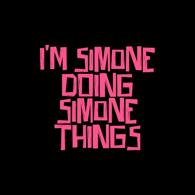 I'm Simone doing Simone things
