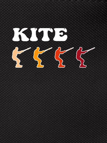 Kite Surfing Retro