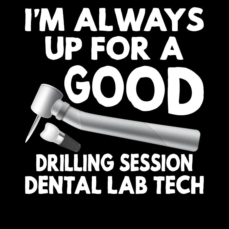 Funny Drilling Session Dental Lab Technician