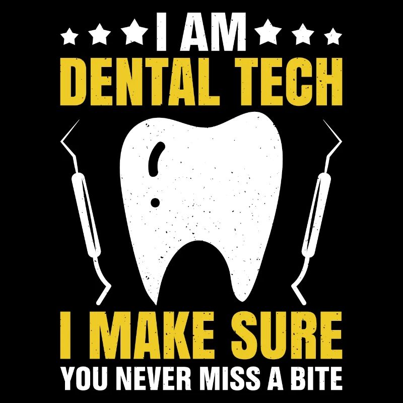 Lustiger Techniker für Dentallabor