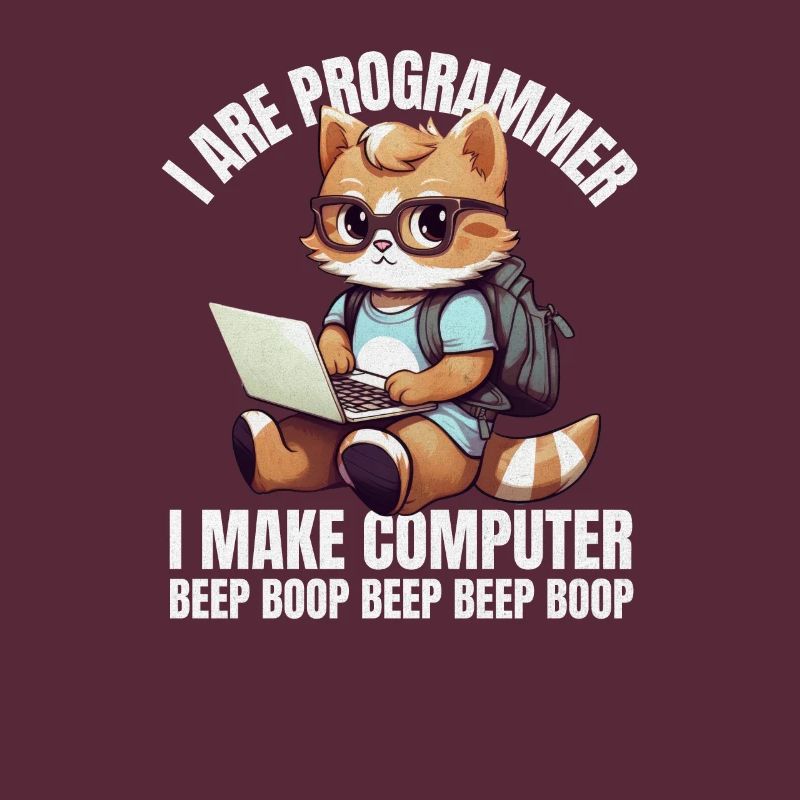 Ich bin Programmierer. Ich mache Computer Beep