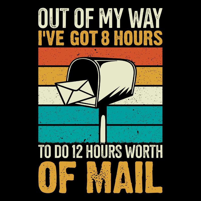 Funny Mailman Postal Worker Mail Delivery Post