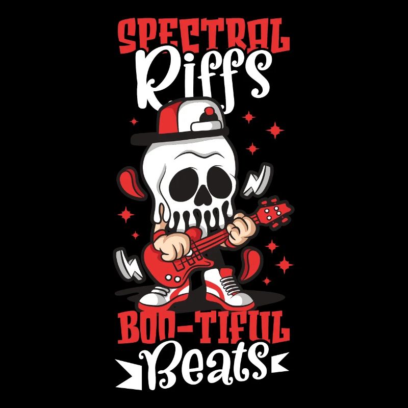 Funny Horror Spooky Guitar Guitarist Ghostly