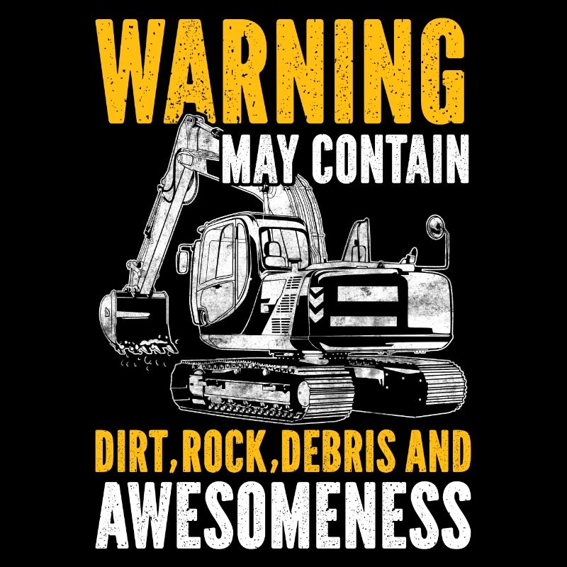 Funny excavator operator HEO