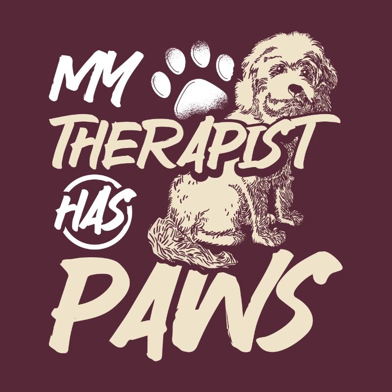 My therapist has paws cockapoo