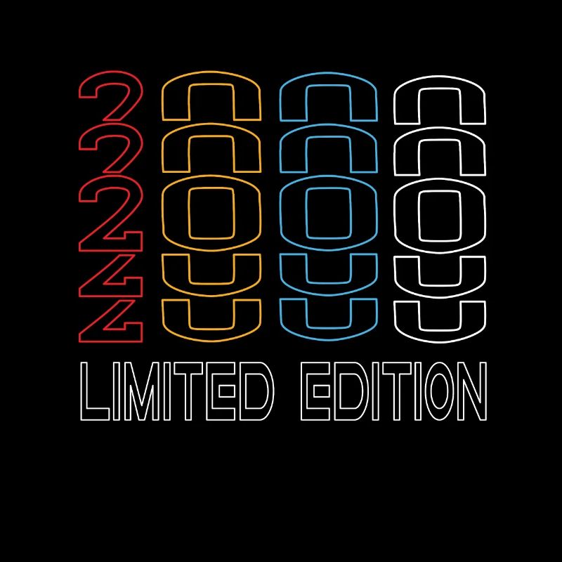 Limited Edition 2000 Geburtstag 2000 Vintage Retro