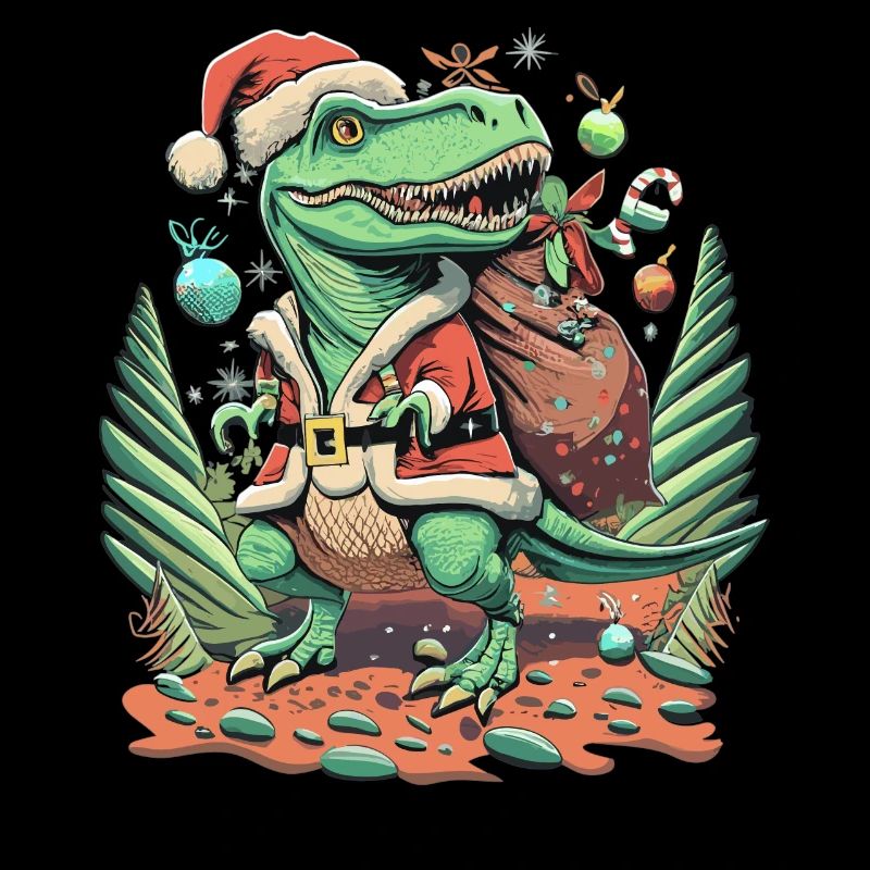 Dinosaur Trex Christmas