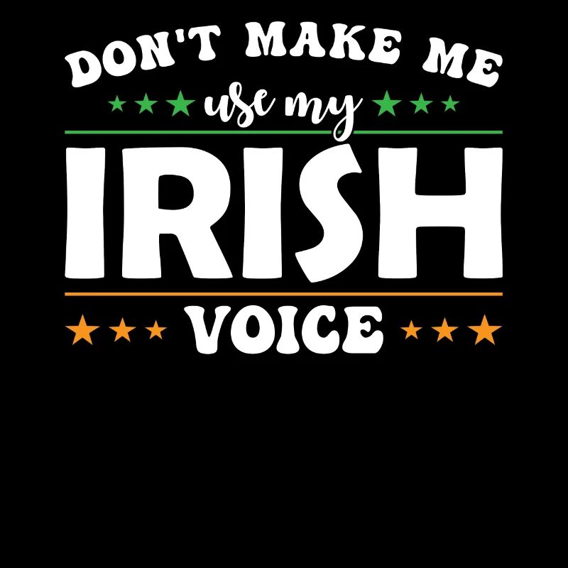 Ne me laissez pas utiliser ma voix irlandaise