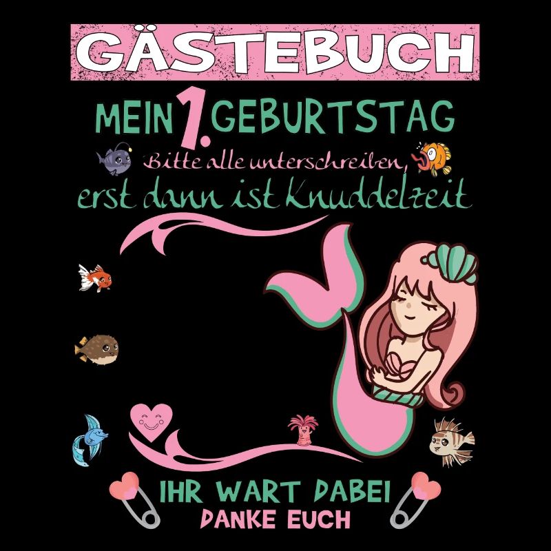 1. Geburtstag Mädchen & Junge Gästebuch
