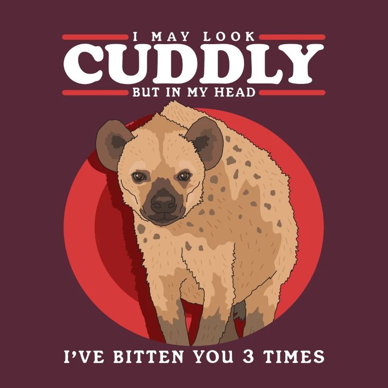 Hyäne Hyänen Tüpfelhyäne Geschenk